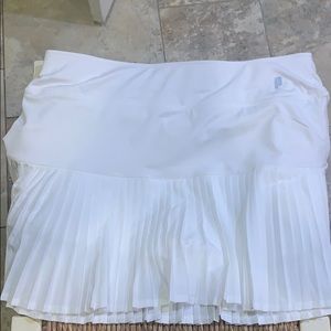 Prince tennis match woven pleated skirt